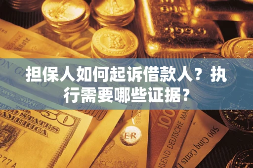 北京担保人如何起诉借款人？执行需要哪些证据？