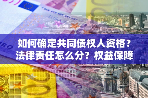 北京如何确定共同债权人资格？法律责任怎么分？权益保障技巧揭秘！