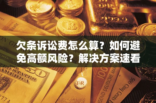北京欠条诉讼费怎么算？如何避免高额风险？解决方案速看！