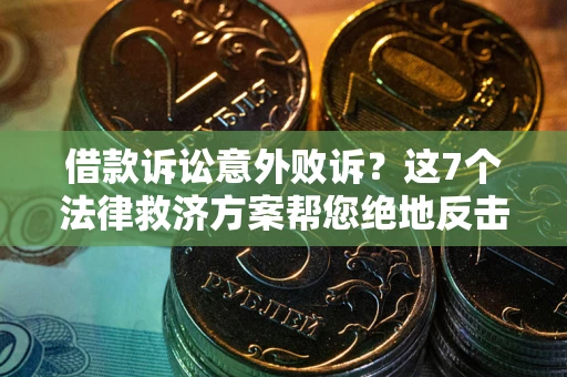 北京借款诉讼意外败诉？这7个法律救济方案帮您绝地反击！