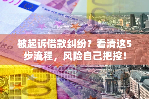 北京被起诉借款纠纷？看清这5步流程，风险自己把控！