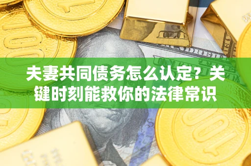 北京夫妻共同债务怎么认定？关键时刻能救你的法律常识